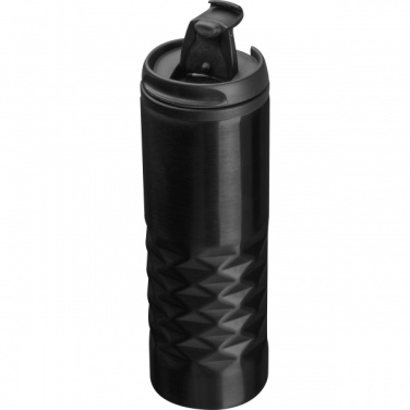 Logo trade advertising products picture of: Thermal stainless steel mug SANTANDER 500 ml